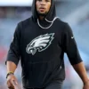2026 Ben Johnson Bears Sideline Hoodie Saquon Barkley Philadelphia Eagles 2026 Hoodie