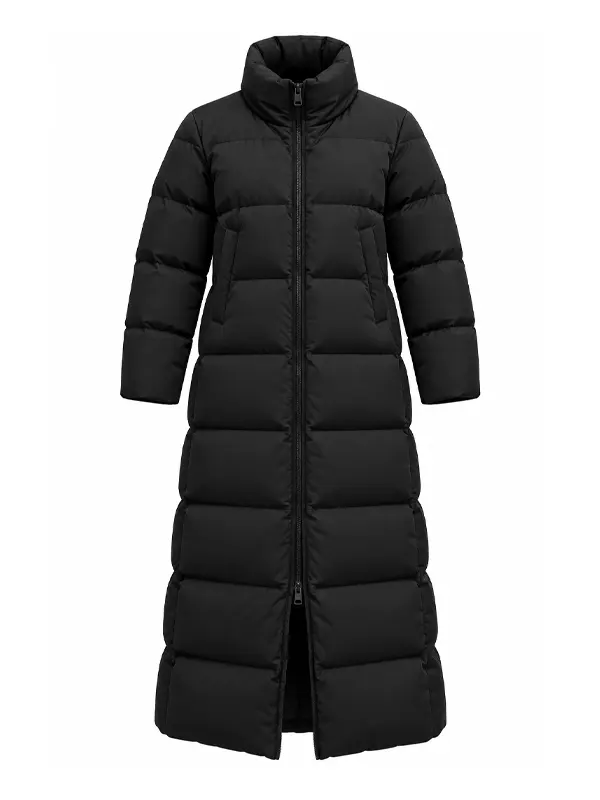 The Exorcist Scarlett Johansson Puffer Coat Scarlett Johansson The Exorcist Black Coat