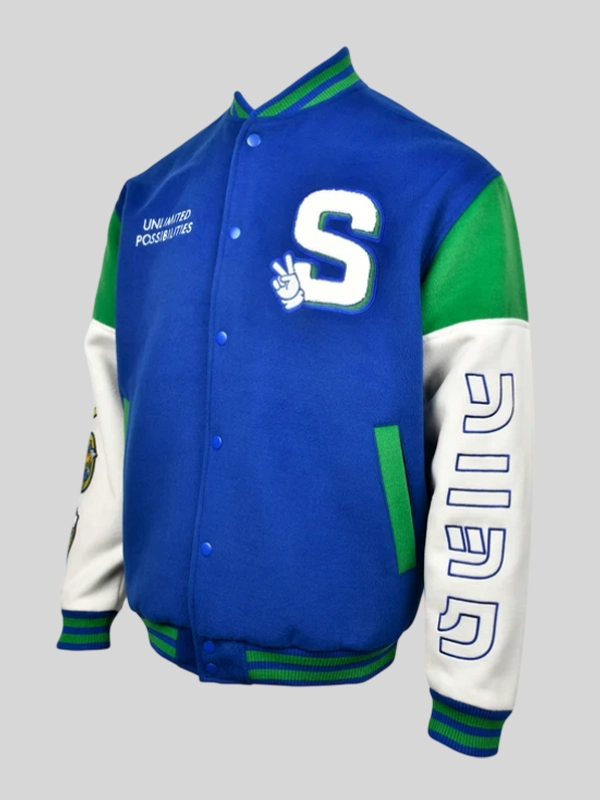 Sonic the Hedgehog 35th Anniversary Varsity Jacket Sega x Sonic the Hedgehog 35th Anniversary Varsity Jacket