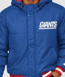 Starter NY Giants 2026 Super Bowl XXI Blue Parka Jacket