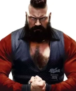 Street Fighter 2026 Zangief Black Vest