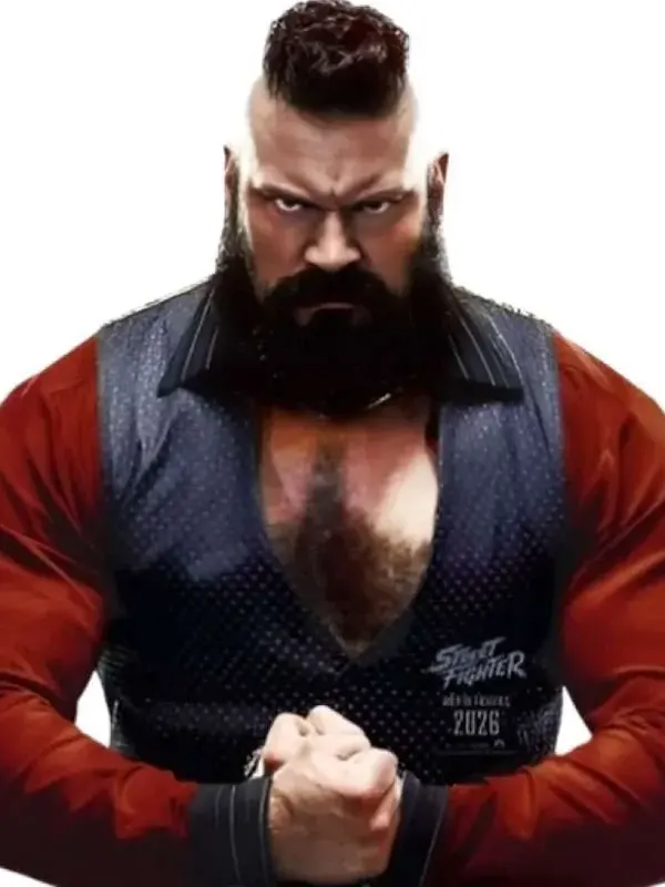 Street Fighter 2026 Zangief Black Vest Street Fighter 2026 Zangief Black Vest