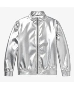 Street Fighter 50 Cent Leather Jacket Street Fighter 50 Cent Silver Jacket