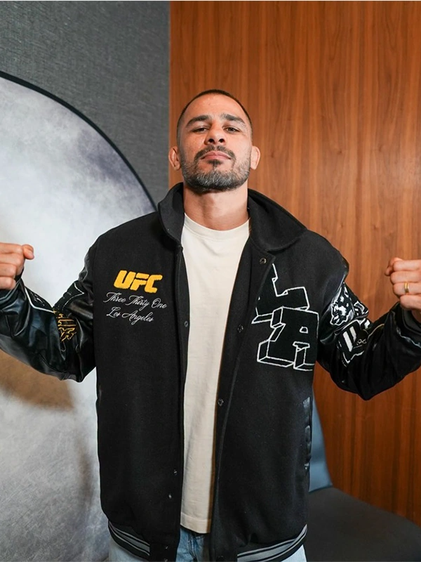 UFC 331 Full-Snap Varsity Jacket UFC 331 Full-Snap Varsity Jacket
