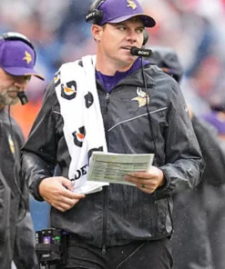 Vikings 2026 Kevin O’Connell Black Zip-Up Jacket