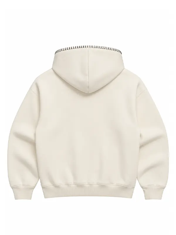 New York Yankees Star Fleece Full-Zip Hoodie Yankees Madhappy Cream Star Fleece Full-Zip Hoodie