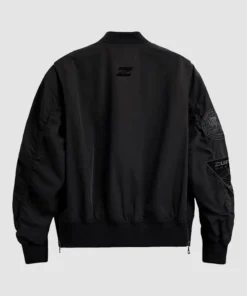 Zuffa Boxing Black Bomber Jacket